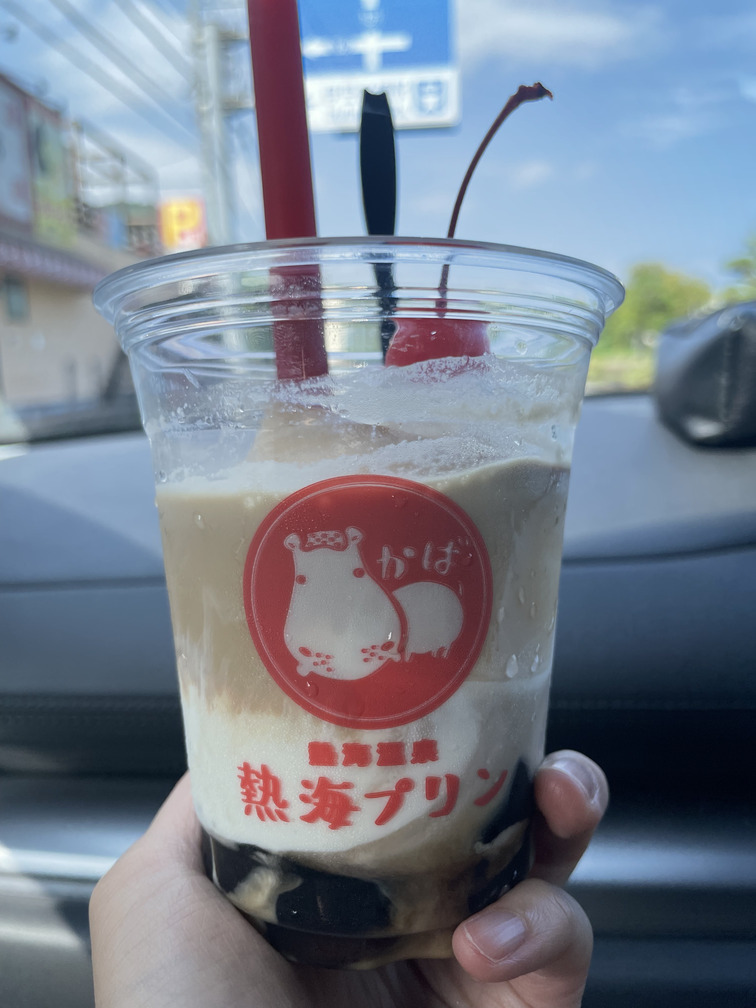 プリンのコーヒーフロート